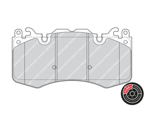 Brake Pad Set, disc brake PREMIER ECO FRICTION FDB4379 Ferodo, Image 5