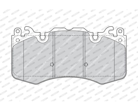 Brake Pad Set, disc brake PREMIER ECO FRICTION FDB4379 Ferodo, Image 5