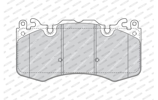 Brake Pad Set, disc brake PREMIER ECO FRICTION FDB4379 Ferodo, Image 5