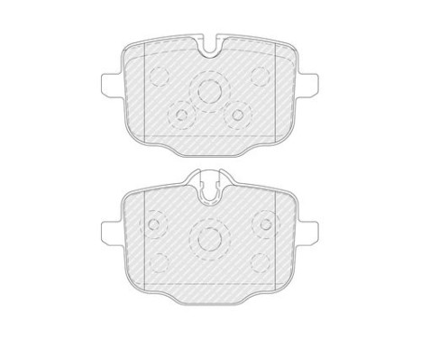 Brake Pad Set, disc brake PREMIER ECO FRICTION FDB4381 Ferodo, Image 6