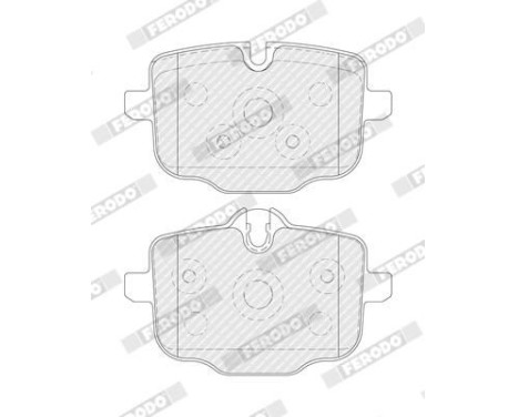Brake Pad Set, disc brake PREMIER ECO FRICTION FDB4381 Ferodo, Image 6