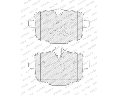 Brake Pad Set, disc brake PREMIER ECO FRICTION FDB4381 Ferodo, Image 6