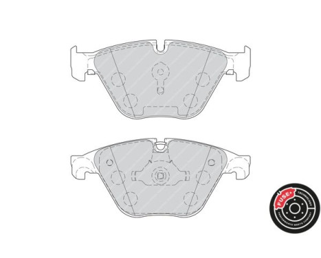 Brake Pad Set, disc brake PREMIER ECO FRICTION FDB4382 Ferodo, Image 2