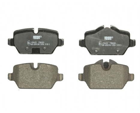 Brake Pad Set, disc brake PREMIER ECO FRICTION FDB4383 Ferodo