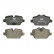 Brake Pad Set, disc brake PREMIER ECO FRICTION FDB4383 Ferodo