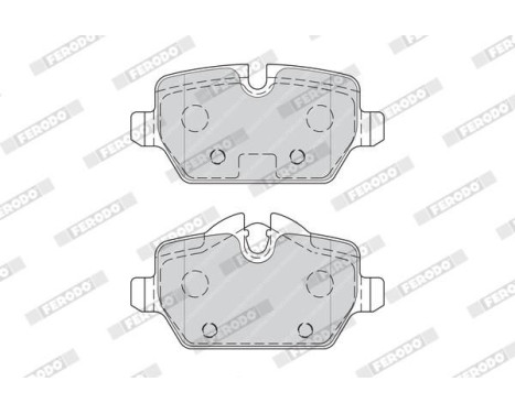Brake Pad Set, disc brake PREMIER ECO FRICTION FDB4383 Ferodo, Image 3