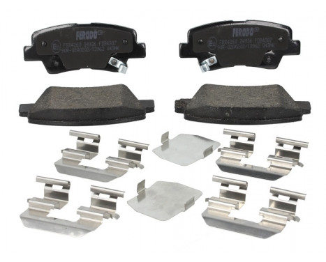 Brake Pad Set, disc brake PREMIER ECO FRICTION FDB4387 Ferodo