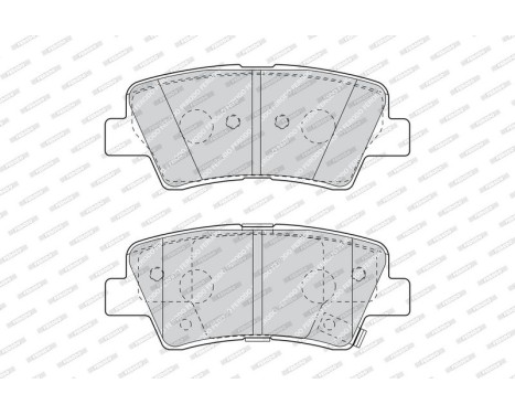 Brake Pad Set, disc brake PREMIER ECO FRICTION FDB4387 Ferodo, Image 3