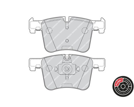 Brake Pad Set, disc brake PREMIER ECO FRICTION FDB4394 Ferodo, Image 3