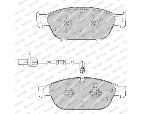 Brake Pad Set, disc brake PREMIER ECO FRICTION FDB4397 Ferodo, Image 6