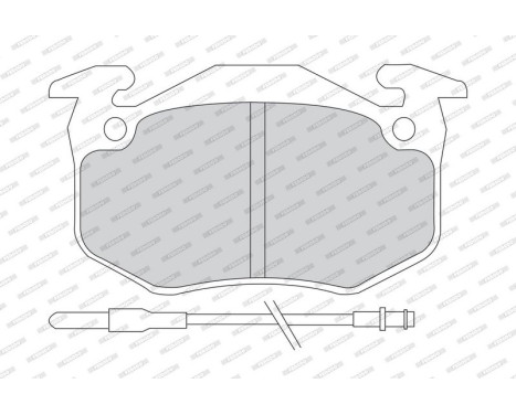 Brake Pad Set, disc brake PREMIER ECO FRICTION FDB440 Ferodo, Image 4