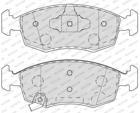 Brake Pad Set, disc brake PREMIER ECO FRICTION FDB4400 Ferodo, Image 4