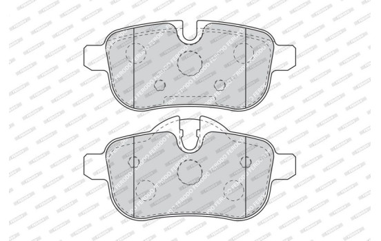 Brake Pad Set, disc brake PREMIER ECO FRICTION FDB4401 Ferodo, Image 3