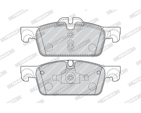Brake Pad Set, disc brake PREMIER ECO FRICTION FDB4405 Ferodo, Image 3