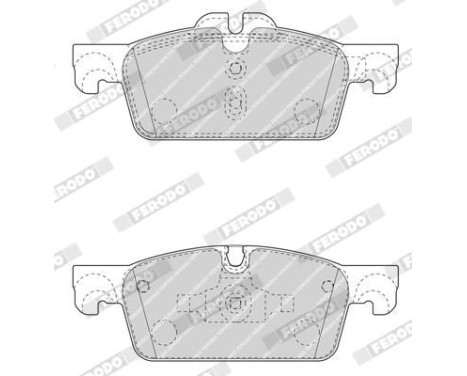 Brake Pad Set, disc brake PREMIER ECO FRICTION FDB4405 Ferodo, Image 4