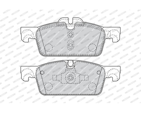 Brake Pad Set, disc brake PREMIER ECO FRICTION FDB4405 Ferodo, Image 3