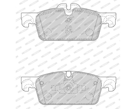 Brake Pad Set, disc brake PREMIER ECO FRICTION FDB4405 Ferodo, Image 4