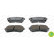 Brake Pad Set, disc brake PREMIER ECO FRICTION FDB4408 Ferodo