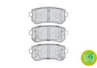 Brake Pad Set, disc brake PREMIER ECO FRICTION FDB4408 Ferodo