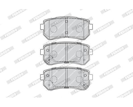 Brake Pad Set, disc brake PREMIER ECO FRICTION FDB4408 Ferodo, Image 2
