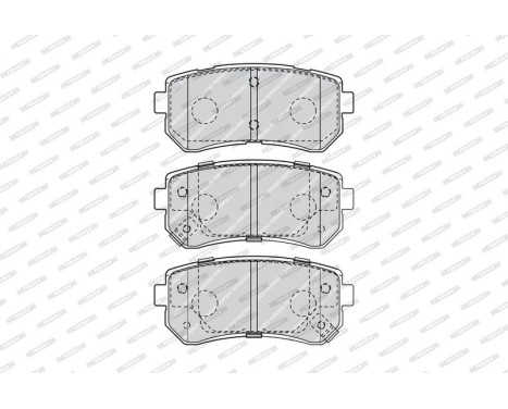 Brake Pad Set, disc brake PREMIER ECO FRICTION FDB4408 Ferodo, Image 2