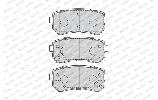 Brake Pad Set, disc brake PREMIER ECO FRICTION FDB4408 Ferodo, Image 2