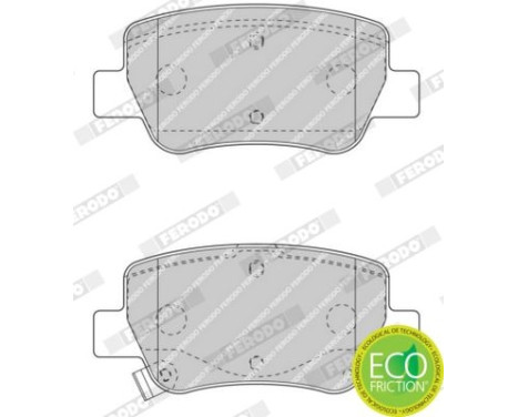 Brake Pad Set, disc brake PREMIER ECO FRICTION FDB4411 Ferodo, Image 4