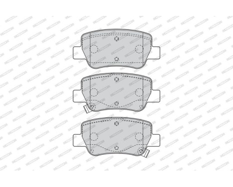 Brake Pad Set, disc brake PREMIER ECO FRICTION FDB4411 Ferodo, Image 3