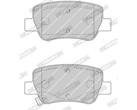 Brake Pad Set, disc brake PREMIER ECO FRICTION FDB4411 Ferodo, Image 4