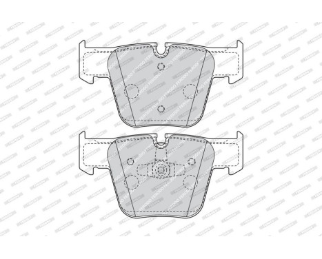 Brake Pad Set, disc brake PREMIER ECO FRICTION FDB4412 Ferodo, Image 3