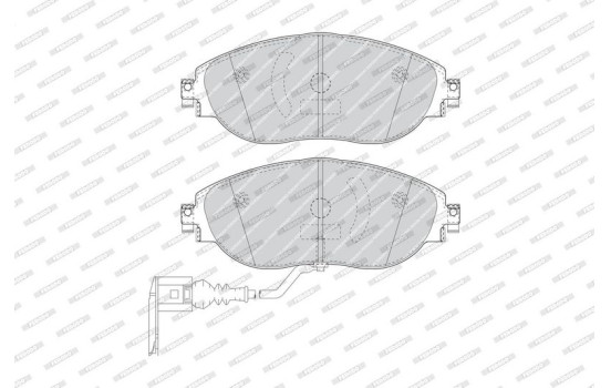 Brake Pad Set, disc brake PREMIER ECO FRICTION FDB4425 Ferodo, Image 3