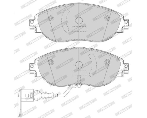Brake Pad Set, disc brake PREMIER ECO FRICTION FDB4425 Ferodo, Image 4