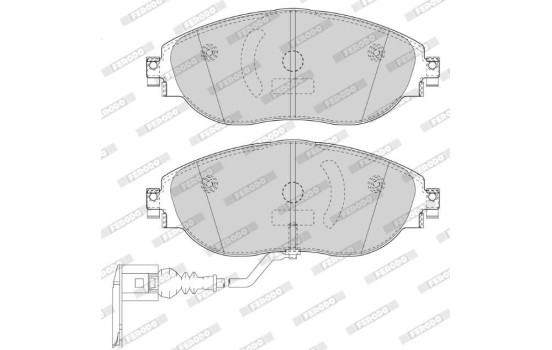 Brake Pad Set, disc brake PREMIER ECO FRICTION FDB4425 Ferodo, Image 4
