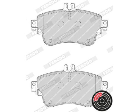 Brake Pad Set, disc brake PREMIER ECO FRICTION FDB4428 Ferodo, Image 2