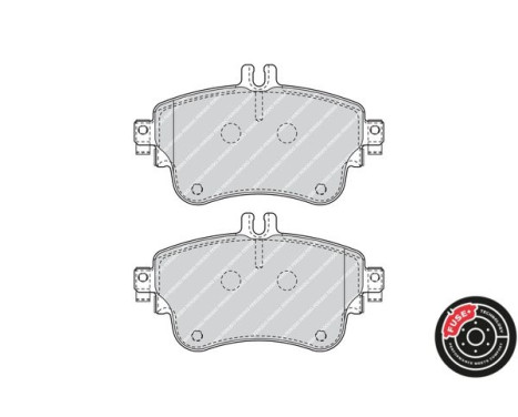 Brake Pad Set, disc brake PREMIER ECO FRICTION FDB4428 Ferodo, Image 4