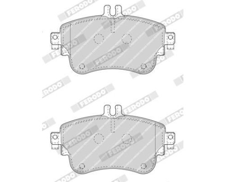 Brake Pad Set, disc brake PREMIER ECO FRICTION FDB4428 Ferodo, Image 6
