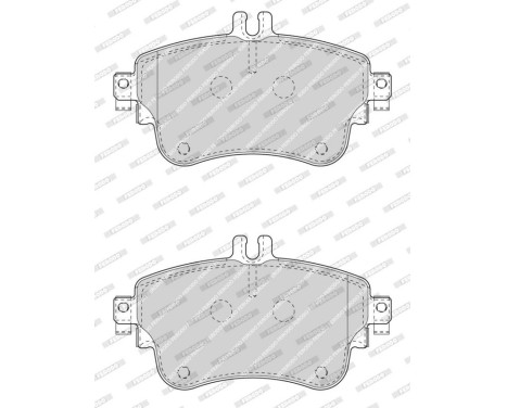 Brake Pad Set, disc brake PREMIER ECO FRICTION FDB4428 Ferodo, Image 6
