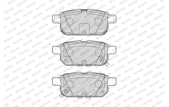 Brake Pad Set, disc brake PREMIER ECO FRICTION FDB4430 Ferodo, Image 3