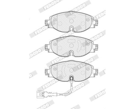Brake Pad Set, disc brake PREMIER ECO FRICTION FDB4433 Ferodo, Image 3