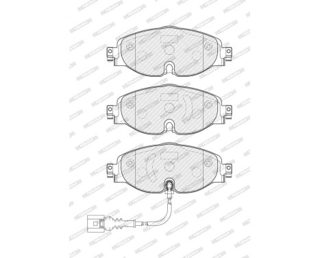 Brake Pad Set, disc brake PREMIER ECO FRICTION FDB4433 Ferodo, Image 3