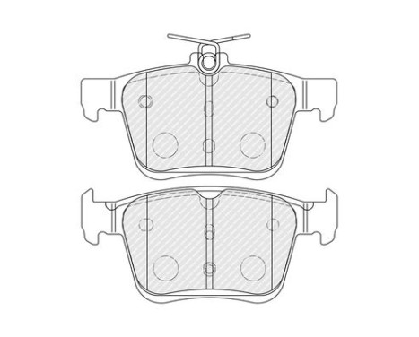 Brake Pad Set, disc brake PREMIER ECO FRICTION FDB4434 Ferodo, Image 3