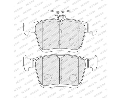 Brake Pad Set, disc brake PREMIER ECO FRICTION FDB4434 Ferodo, Image 3