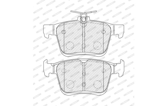 Brake Pad Set, disc brake PREMIER ECO FRICTION FDB4434 Ferodo, Image 3