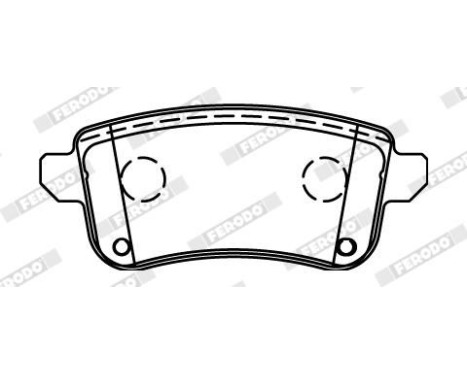 Brake Pad Set, disc brake PREMIER ECO FRICTION FDB4435 Ferodo, Image 3