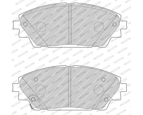 Brake Pad Set, disc brake PREMIER ECO FRICTION FDB4446 Ferodo, Image 4