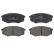 Brake Pad Set, disc brake PREMIER ECO FRICTION FDB4447 Ferodo