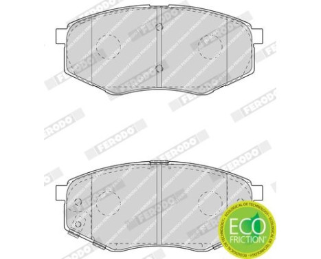 Brake Pad Set, disc brake PREMIER ECO FRICTION FDB4447 Ferodo, Image 4