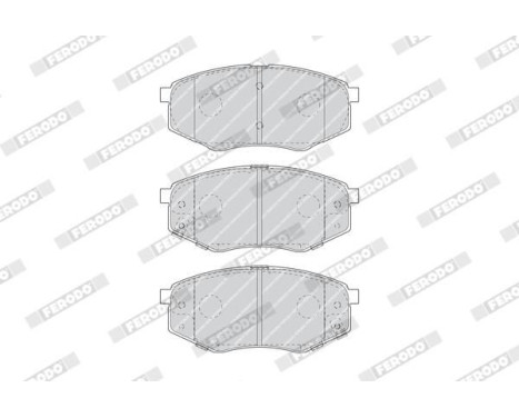 Brake Pad Set, disc brake PREMIER ECO FRICTION FDB4447 Ferodo, Image 3