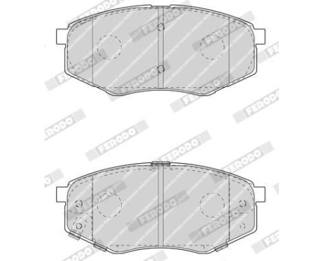 Brake Pad Set, disc brake PREMIER ECO FRICTION FDB4447 Ferodo, Image 4