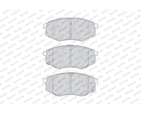Brake Pad Set, disc brake PREMIER ECO FRICTION FDB4447 Ferodo, Image 3